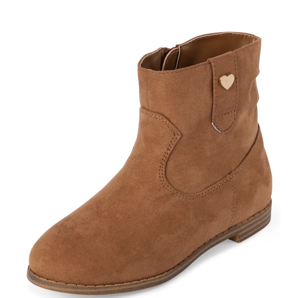 NEW Girls Slouch Bootie - Tan